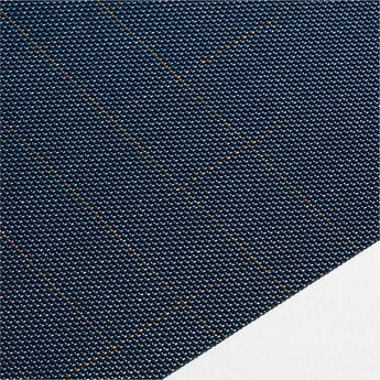 Chilewich ® Chase Rectangle Deep Indigo Placemat.