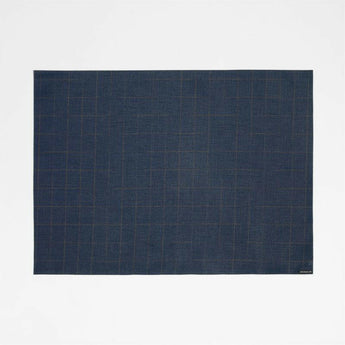 Chilewich ® Chase Rectangle Deep Indigo Placemat.