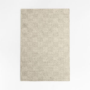 Kids Chunky Squares Wool and Polyester Performance Rug