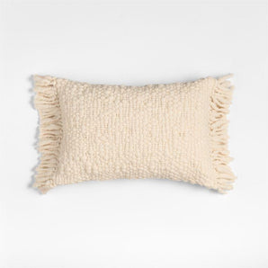 "Chunky Woven Wool Fringe 22""x15"" Arct.