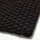 Chunky Weave Performance Black Indoor/Outdoor Doormat 24"x36"'.