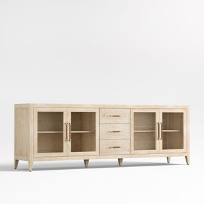 Clairemont Wood Storage Media Console