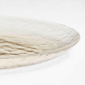 Claude Ginger Glass Dinner Plate.