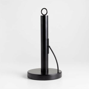 Cora Iron Paper Towel Holder with Tension Arm.
