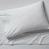 Cozysoft Organic Jersey Light Grey Twin/Twin XL Bed Sheet Set.