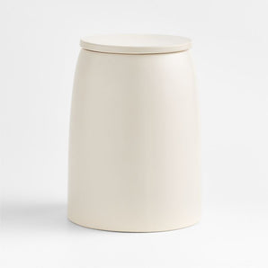 Craft Linen Stoneware Canister