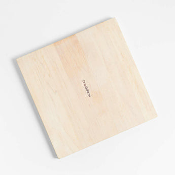 Crate & Barrel Reversible Maple Wood Cutting Board.