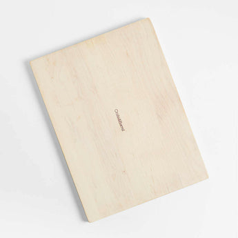 Crate & Barrel Reversible Maple Wood Cutting Board.