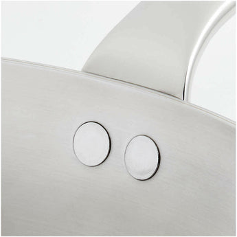 Crate & Barrel EvenCook Core ® 1.6 Qt. Stainless Steel Saucepan.