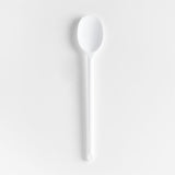 Crate & Barrel White Silicone Spoon.
