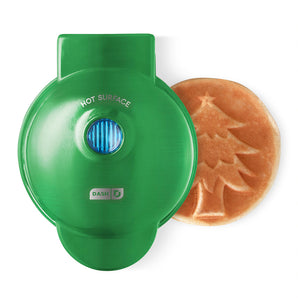 Dash Christmas Tree Mini Waffle Maker