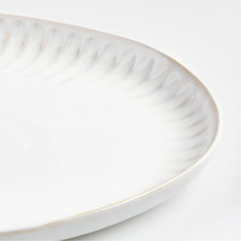 Dover White Large Oval Platter.