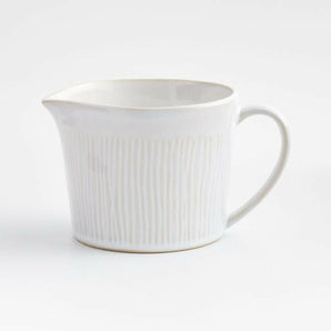 Dover White Gravy Pitcher.