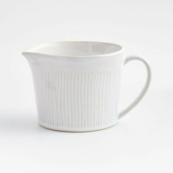 Dover White Gravy Pitcher.