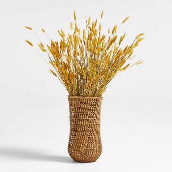 Algarve Light Brown Woven Vase.