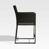 Dune Black and White Outdoor Counter Stool.