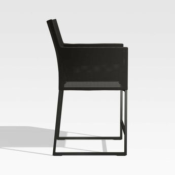 Dune Black and White Outdoor Counter Stool.