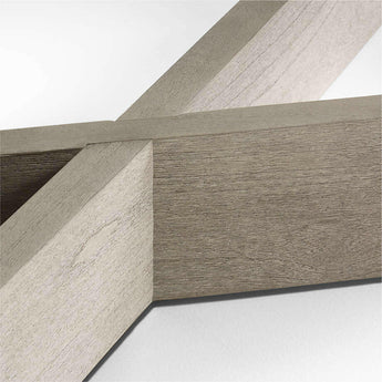 Eaves 86" Rectangular Dining Table.