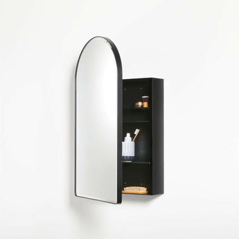 Edge Black Arch Medicine Cabinet 19.5"x31.5".