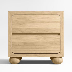 Emery Natural Oak Nightstand.