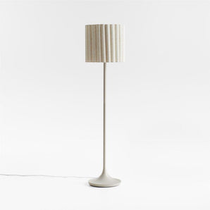 Kids Emme Pleated Linen Floor Lamp