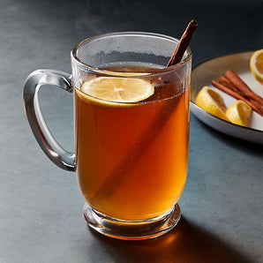 Taza de vidrio de 473 ml con cafeína