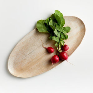 Plato de melamina Faux Bois