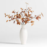 Faux Small Golden Leaf Branch.