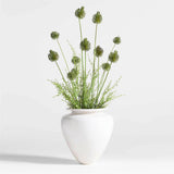 Faux Green Melaleuca Dusk Stem 38".