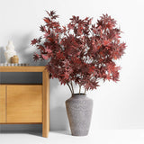 Faux Red Japanese Maple Stem 60".