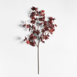Faux Red Japanese Maple Stem 60".