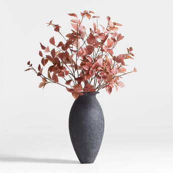 Faux Small Rust Leaf Branch.