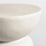 Fernando White Recycled Accent Table.