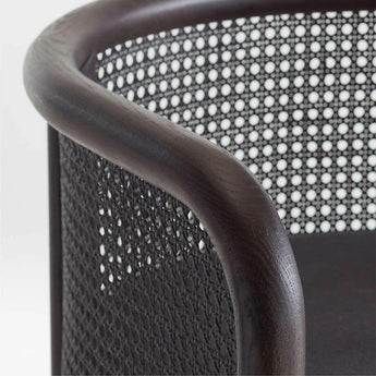 Fields Charcoal Cane Counter Stool by Leanne Ford.