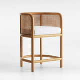 Fields Natural Cane Counter Stool by Leanne Ford.