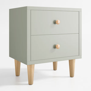 Kids Finn Wood 2-Drawer Nightstand