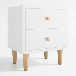Kids Finn Wood 2-Drawer Nightstand