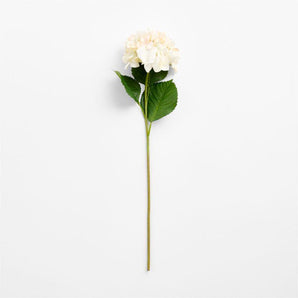 Faux Antiqued Hydrangea Stem 30"