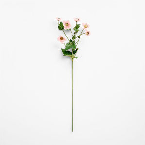Faux Japanese Anemone Spray 44"