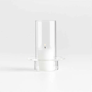 Gara Clear Glass Hurricane Candle Holder 5".