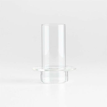 Gara Clear Glass Hurricane Candle Holder 5".
