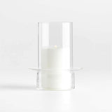 Gara Clear Glass Hurricane Candle Holder 7".
