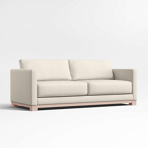 Sofá con base de madera Gather