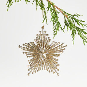 Adorno navideño con forma de estrella
