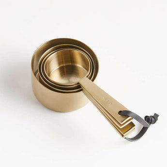 Gold Measuring Cups.