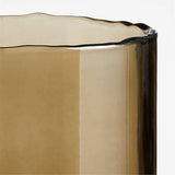 Tall Green Glass Vase 12".