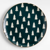 Green Trees Serving Platter.