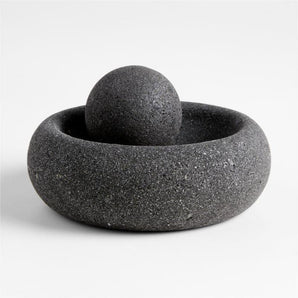 Lava Stone Mortar and Pestle