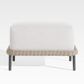 Grotta Outdoor Wicker Ottoman