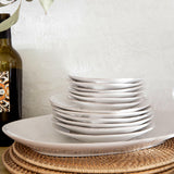 Marin White Appetizer Plate.